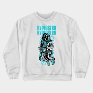 Yoga Astronaut From Space Crewneck Sweatshirt